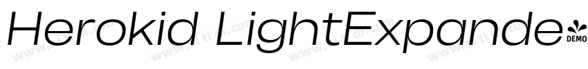 Herokid LightExpande字体转换